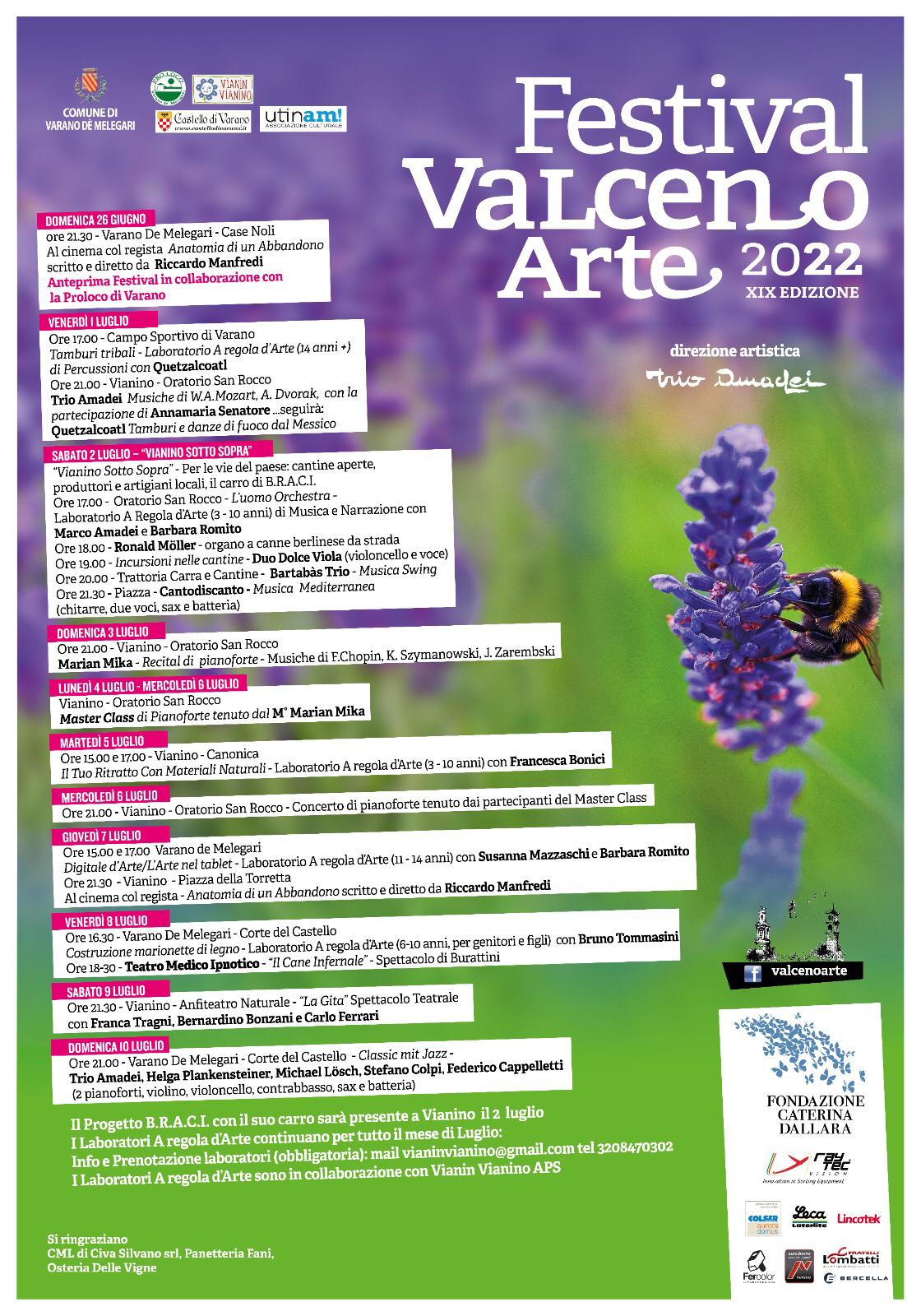 Festival Valceno Arte: recital di Pianoforte