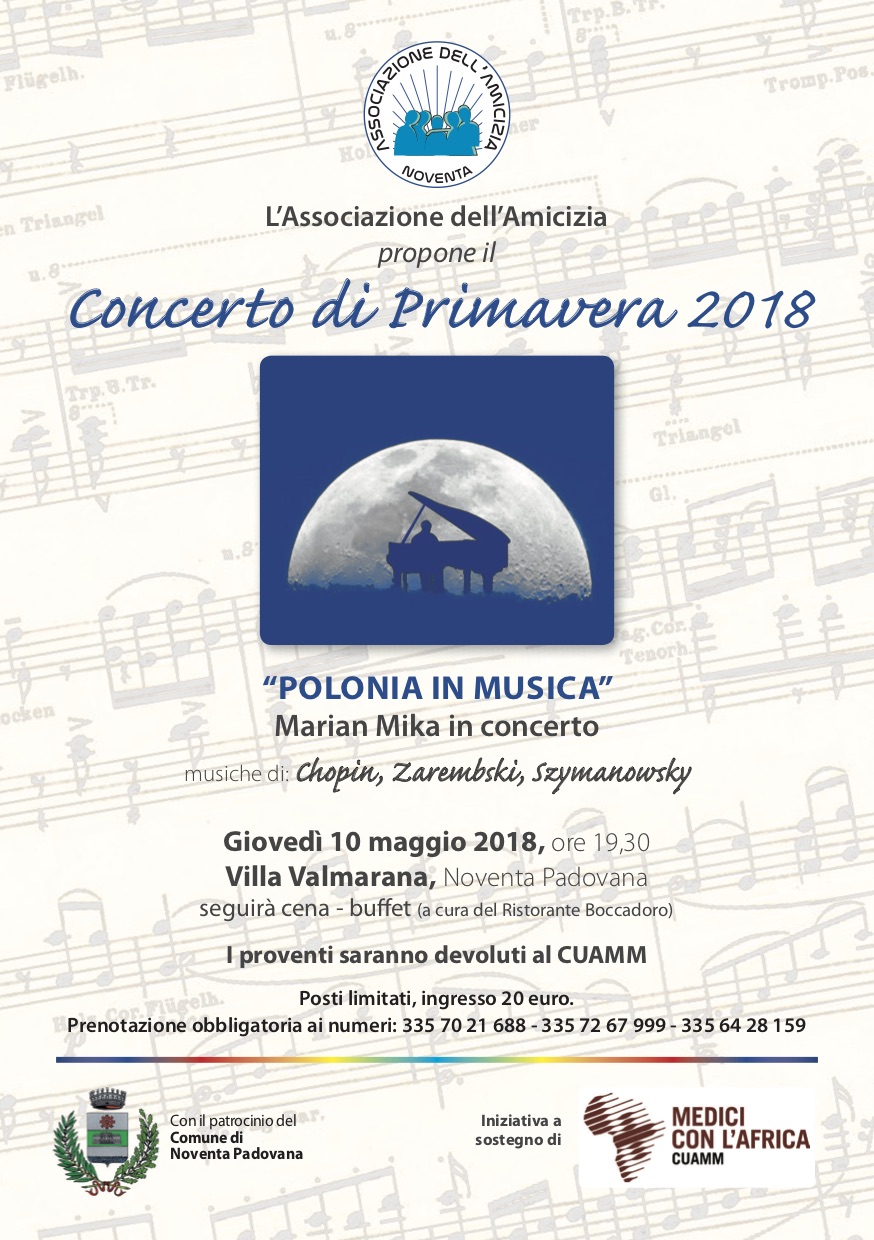 Concerto di Primavera 2018 Concerto di Primavera 2018