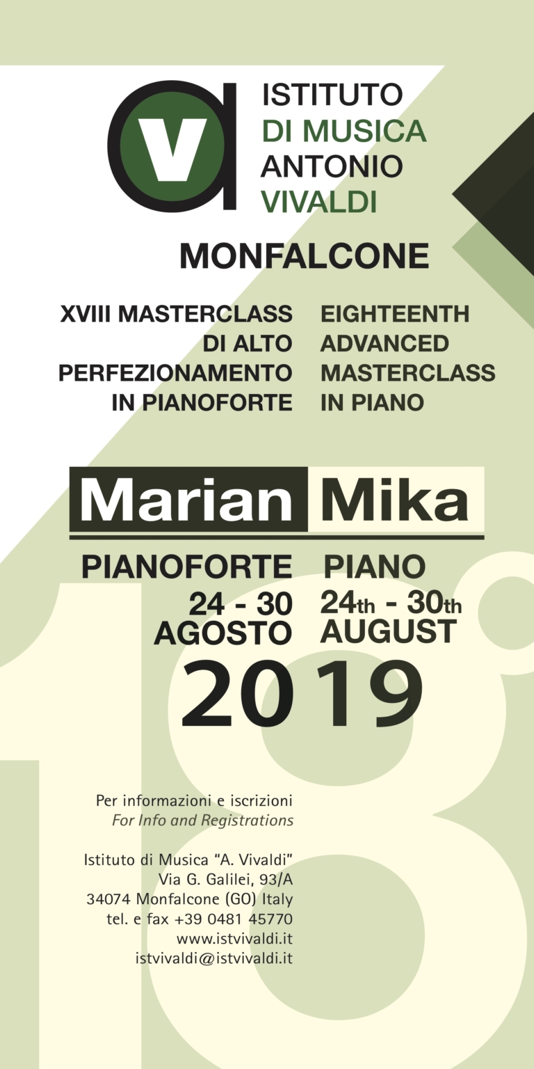 XVIII International Masterclass XVIII International Masterclass