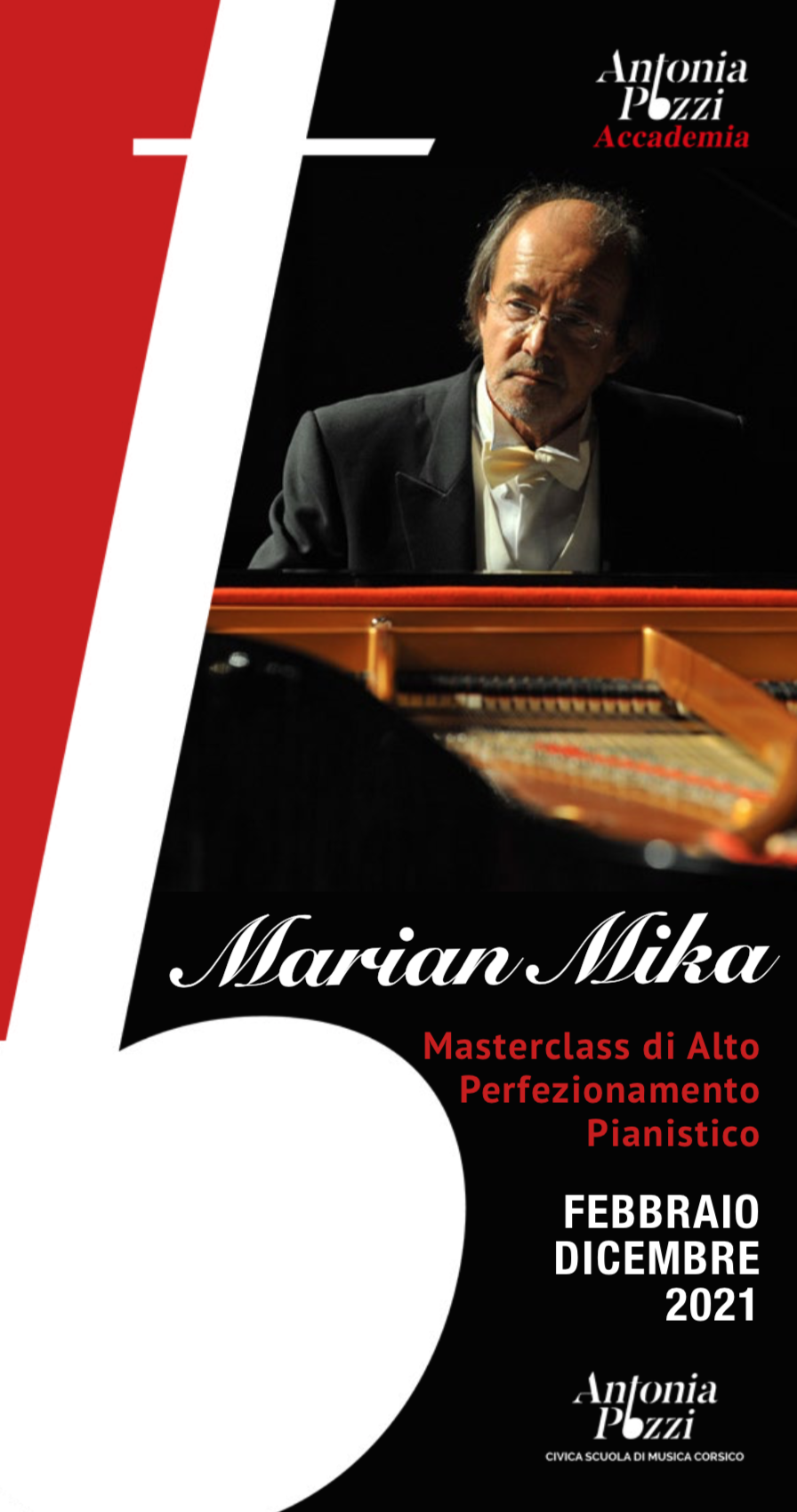 Masterclass di Alto Perfezionamento Pianistico c/o Accademia A. Pozzi