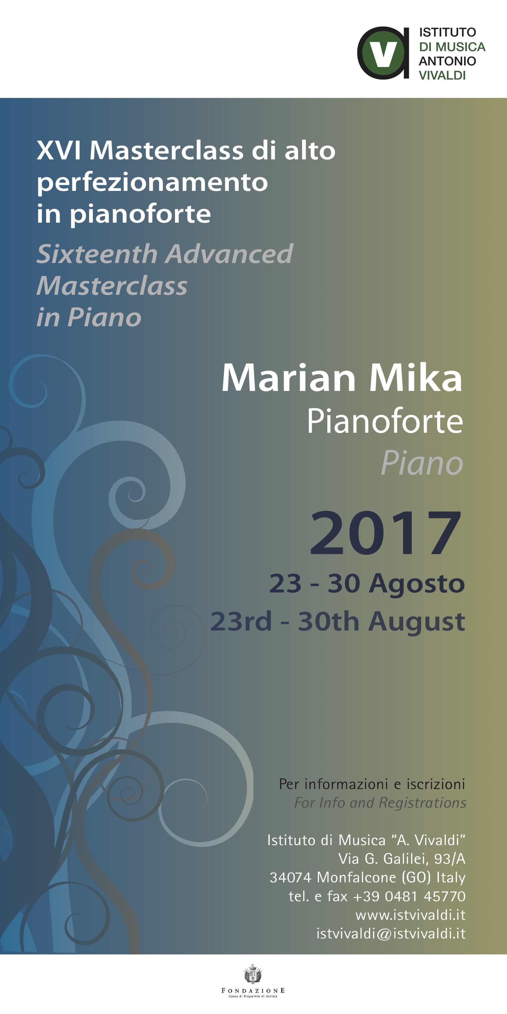 XVI international Masterclass XVI international Masterclass