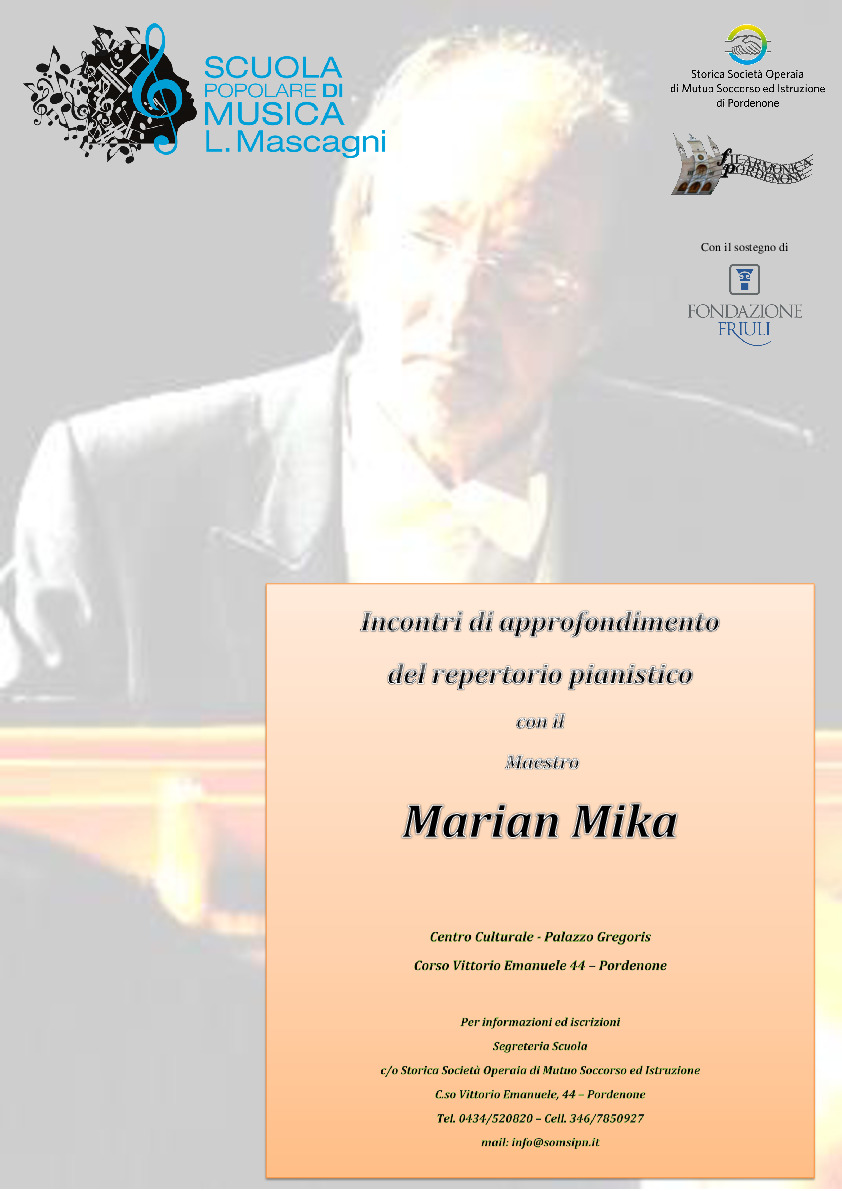 Piano Masterclass in Pordenone Piano Masterclass in Pordenone